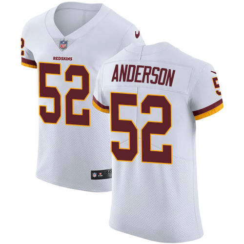 Nike Redskins #52 Ryan Anderson White Men's Stitched NFL Vapor Untouchable Elite Jersey - Click Image to Close